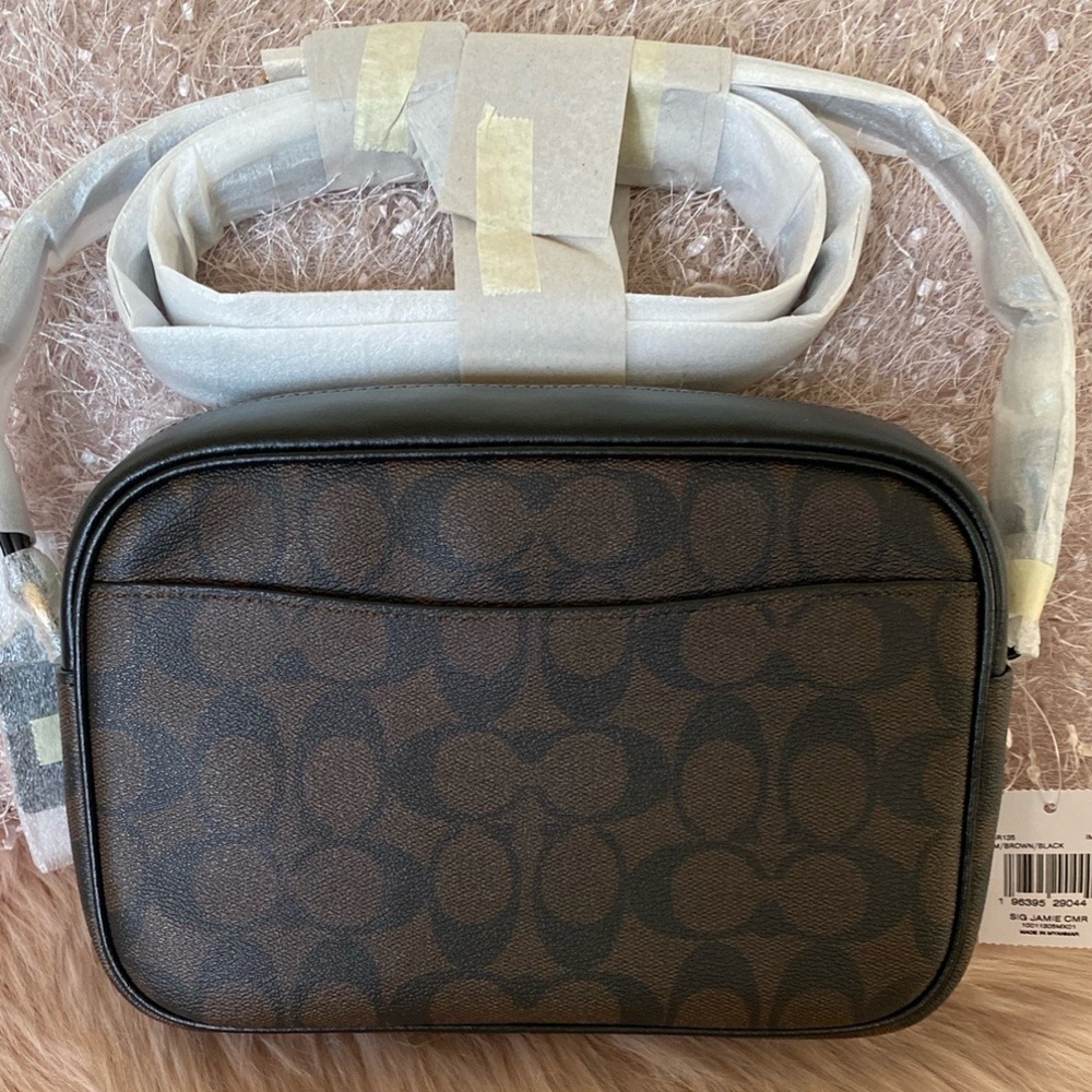 NWT Coach Jamie Camera Bag In Signature Canvas - Picture 2 of 9